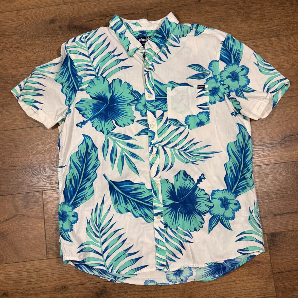 CHUBBIES‎ tropical Hawaiian button down shirt